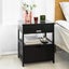 Black Bedside Table with 2 Drawers Carousel 2