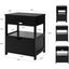 Black Bedside Table with 2 Drawers Carousel 3