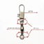 100pcs Pack Swivel Fishing Connector Pin Bearing Rolling Snap Fastlock Clips ... Carousel 3