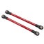 aluminum push rods rc car push rod 2Pcs Aluminum Pushrods RC Car Push Rod for Carousel 4