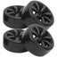 rc tire for wpl d12 rc car accessory 4Pcs 63mm RC Rubber Tires Drift Tyres Carousel 5