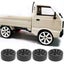 rc tire for wpl d12 rc car accessory 4Pcs 63mm RC Rubber Tires Drift Tyres Carousel 6