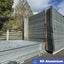 Temporary Fencing - Panel+Clamp - 2.1m x 2.4m Carousel 6