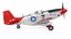 XK A280 P-51 Mustang with 3D/6G Gyro System 560mm Wingspan 2.4GHz 4CH EPP RC ... Carousel 3
