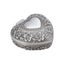 metal heart shaped jewelry box vintage jewelry box vintage jewelry storage box Carousel 4