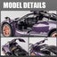 1:32 Toy Cars Lambo Pagani Huayra Metal Model Car with Light and Carousel 5