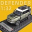 1/32 Diecast Model Car Pullback Vehicle Toy Collection for Land Rover Carousel 4