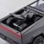 1:24 Cybertruck Model Silver Pickup Truck Diecast Metal Toy Cars with Carousel 6