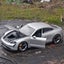 1:24 Porsche Taycan Turbo S Alloy Car Model Diecasts Metal Toy Sports Carousel 4