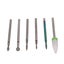 nail drill bit 6 Pcs Ceramic Nail Drill Bit Professional Tungsten Steel Cuticle Carousel 2