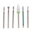 nail drill bit 6 Pcs Ceramic Nail Drill Bit Professional Tungsten Steel Cuticle Carousel 7