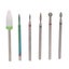 nail drill bit 6 Pcs Ceramic Nail Drill Bit Professional Tungsten Steel Cuticle Carousel 8