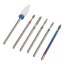 cuticle remover bit set 6pcs Nail Cuticle Cleaner Bit Professional Rotary Carousel 1