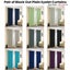 Pair Of Blockout Plain Eyelet Curtains Blue Curtains & Drapes Carousel 3