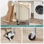 Rolling Laundry Basket - Cream Carousel 8