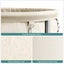 Rolling Laundry Basket - Cream Carousel 9
