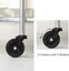 Rolling Laundry Basket - Cream Carousel 10
