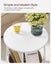 Round Side Table - Beige Carousel 6
