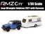 1/36 Jeep Land Rover Ford F-150 With Caravan Horse Trailer Truck RMZ Carousel 1
