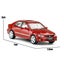 1/64 Lexus IS300 Sedan Miniature Model JKM 1:64 Premium Toy Car Carousel 7