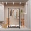 Single Rail Garment Rack - Black Carousel 5