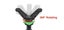 Outdoor Hunting Camera 360° Rotatable V Yoke Gun Holder Rifle Shotgun Carousel 4