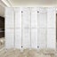 Artiss 6 Panel Room Divider Screen Privacy Wood Foldable Stand Timber White Carousel 6