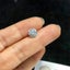 D-colored Mosang diamond bare stones 2carats each 8.0MM Carousel 3