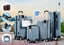 4PCS Luggage Suitcase Trolley Set Travel Case Carousel 1