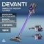 Devanti 150 Cordless Handheld Stick Vacuum Cleaner 2 Speed Purple And Grey Carousel 3
