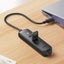 20984 Usb 2.0 To 3 X Usb2.0 With Rj45 (100Mbps) Ethernet Adapter (Black) USB Ca Carousel 4