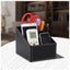 3 Compartments Pu Leather Remote Controller Holder Tv Guide Cd Organizer Caddy S Carousel 3