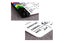 2Pcs Clapperboard Action Scene Clapper Board TV Movie Slate Film Board-White Carousel 4
