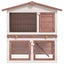 Outdoor Rabbit Hutch 3 Doors Wood Small Animal Cages & Hutches Carousel 2