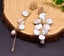 Handmade Natural Freshwater Baroque Pearl Asymmetric Long Tassel Drop Earrings Carousel 2