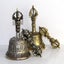 Brass Nepali Bell Home Decor Table Handicrafts Ideal For Puja Prayer Singing Bow Carousel 6