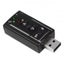 Sound Cards (External) 7.1 Channel Sound Card Usb 2.0 Audio Stereo Music Output Carousel 2