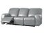 Water-resistant PU Leather Recliner Cover Sofa Slipcover for 3-Seater Grey Carousel 1