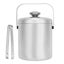 insulated bucket 1300ml Ice Bucket Container with Lid Strainer Ice Tong 304 Carousel 7