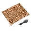 USB Plug Pet Electric Heating Bed Mat Winter Warm Bed Mat For Pet -Coffee Carousel 1