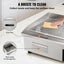 3000W 22'' Commercial Electric Countertop Griddle Flat Top Grill Hot Plat Carousel 4