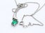 9ct white Gold Chain with Pendant 50cm Carousel 4