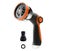 Leak Proof Metal Hose Nozzle / Garden Hose Sprayer / Thumb Control Nozzle Carousel 6