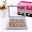 Velvet Ring Earring Jewelry Display Organizer Box Tray Holder Storage Case Carousel 11