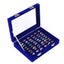 Velvet Ring Earring Jewelry Display Organizer Box Tray Holder Storage Case Carousel 19
