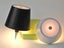 Wireless Pridola Bottle Lamp 3Color LED Stepless Dimmable Wine Bottle Lamp Black Carousel 3