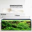 Dynamic Power 33w Aquarium Blue White Led Light for Tank 120-140cm Carousel 10