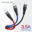 3 In 1 Usb Cable For Mobile Phone Micro Type Charger Multi 30Cm Carousel 2