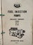 FUEL INJECTION EQUIPMENT INSTRUCTION BOOKS by C.A.V. Carousel 6