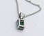 9ct white Gold Chain with Pendant 50cm Carousel 6